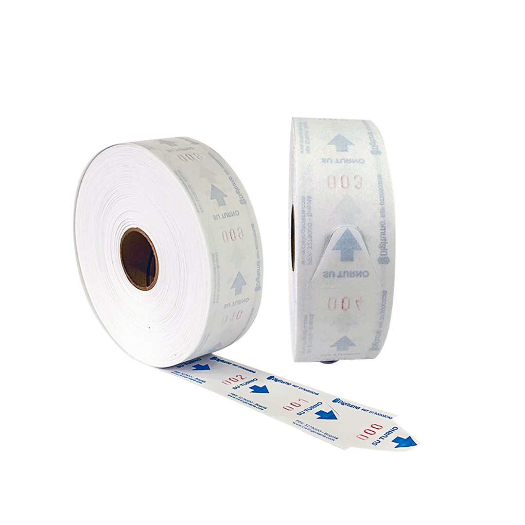ROLLO DE ETIQUETAS BOND DIGITURNO 39MMX150MTS X 3000  1 COLUMNAS